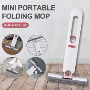 mini portable folding mop