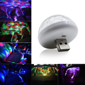 Mini RGB LED Stage Light Bulb Disco DJ Home Party Portable USB Ball Colorful Lamp Bar Club Atmosphere Light