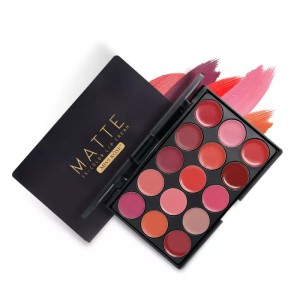 Miss Rose Matte Lipstick Pallete 15 Color Shade 100% Original