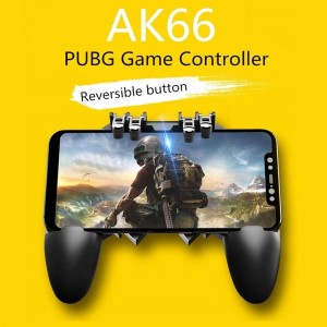 AK-66 Gaming Mobile Controller Six Fingers All-in-One Gamepad L1 R1, L2 R2 Trigger Joystick For PUBG, COD, Fortite & Free Fire