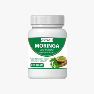 Moringa Leaf Powder Fresh 200 Gram Organic Pack For Weight Loss, Immunity Energy Boost Superfood