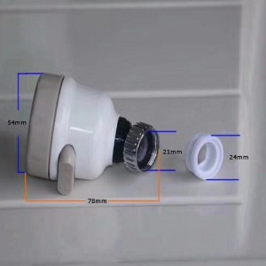 Moveable Kitchen Tap Head Water Spray 360 Degree Rotate Faucet Internal Thread Nozzle Filter Adapter Water Saving Connector
