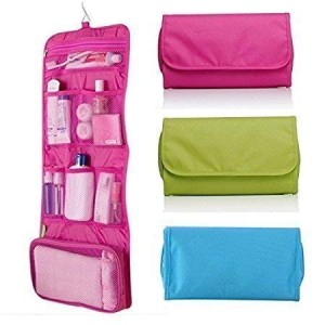 Multi Utility Wall Hanging Foldable Travelling Cosmetic Storage Bag