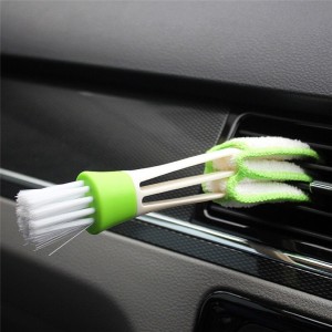 Multifunction Double Head Vent Car Cleaning Brush / Car Auto Air Conditioner Cleaner