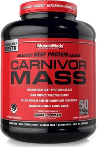 MuscleMeds Carnivor Mass Beef Protein, 6lbs