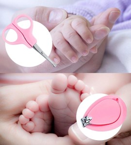 Nail Cutter & Scissor Grooming Kit For Babies 2 Pieces Baby Nail Care Manicure Kit
