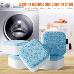 New 12 pcs Washing Machine Cleaning Tablets bacteria remover Cleaning detergent tablets Laundry Expert Detergent Deep Cleaner Washing Machine Slot Cle