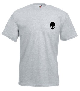 New And Amazing Printed logo Grey T Shirt Summer Cotton Fabric Half Sleeves Round Neck Shirt