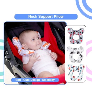 New Baby Pillow Head Protective Baby Travel Pillow Baby Neck Pillows for Car Seat Pushchair Toddler Head Neck Support Pillows Newborn Children U Shape