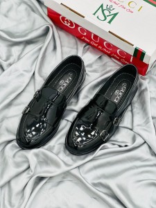 New Black Shine With Buckle Stylish Loafer For Men By Khokhar Stockists GC-104