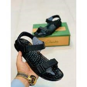 New Casual and Party Wear Synthetic Leather Sandals For Men Stylish in Black, Brown and Camel