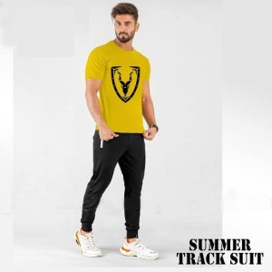 New Summer Tracksuit Markhor Printed Tshirt Trouser By Khokhar Stockists