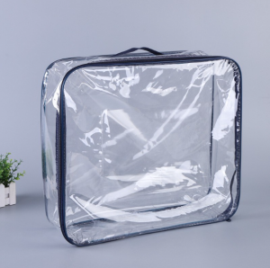 New Waterproof Cloth Storage Bag Pvc Clear Transparent Dustproof Blanket Bag Organizer Bedsheet Packing Bags