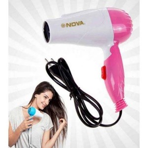 Nova 1290 NV-1290 Professional Foldable Hair Dryer 1000W For Women