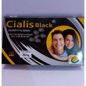 ORIGINAL BLACK CIALIS 20MG 6 TABLETS MADE IN UK