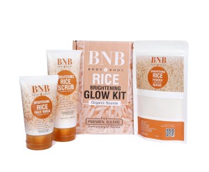 ORIGINAL BNB RICE FACIAL KIT - Rice Extract Bright & Glow Kit