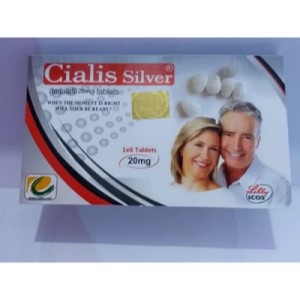 Original Cialis 20mg 6 Tablets Silver Made In UK