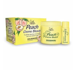 Original Golden Girl Soft Touch Whitening Parlor Size Peach Face Body Bleach 500ml