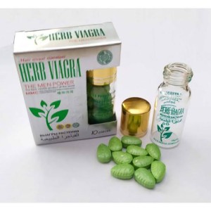 Original Herb Viagra Sex Enhancement 10 Tablets Jar