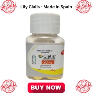 Original Lily Cialis 20 Mg Timing Delay Tablets for Men - 10 Tablets Bottle