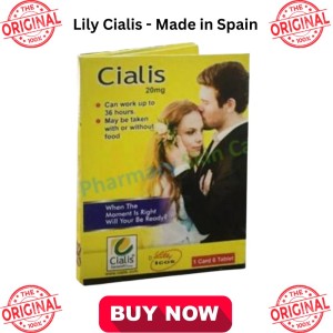 Original Lily Cialis 20 Mg Timing Delay Tablets for Men - 6 Tablets