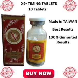 Original X9 Depoxatine Timing Delay 10 Tablets Pack for Men - Made in Taiwan