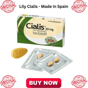 Original Lily Cialis 20 Mg Timing Delay Tablets for Men - 4 Tablets