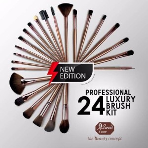 Original Sweet Face Professional 24pcs Makeup Brushes Set
