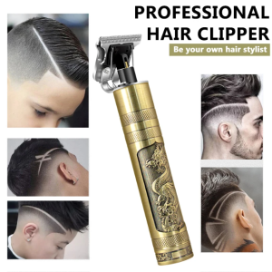 Original VINTAGE T9 Trimmer Dragon Style Metal Rechargeable Electric Hair Clipper Cutting Machine