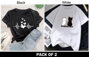 Pack Of 2 T-Shirts For Womens