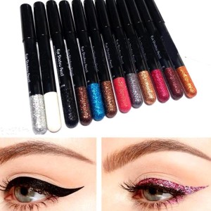 Pack of 12 -Eye Shade Glittery Eye Liner Pencil High Quality By Khokhar Stockists