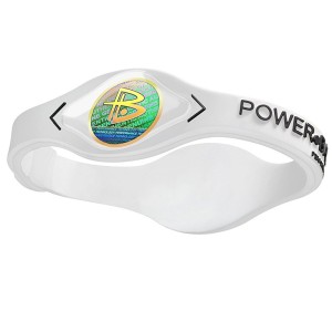 Pack of 2 - Power Balance Energy Health Bracelet for Sport Wristbands - White