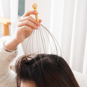 Pack of 2 Octopus Scalp Massager - Relaxing Stress Relief and Hair Stimulation