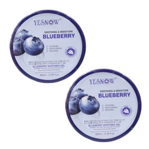 Pack Of 2 Yesnow Blueberry Soothing & Moisturizing Gel 99%