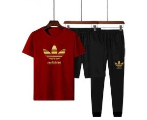 Pack of 3 Adidas Golden Tshirt +short+trouser For men By Khokhar Stockists