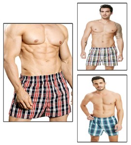 Pack of 3 Best Quality Branded Printed Boxer Shorts for Men/Boys