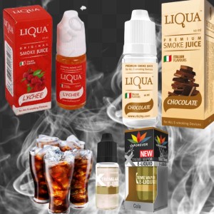 Pack Of 3 (Chocolate, Cola , lychee )E-Liquid Vape Juice 10ml