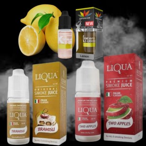 Pack Of 3 (Double apple,Lemon10ml,Tiramisu) E-Liquid Vape Juice 10ml