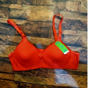 Red Bra and Penty its support, comfort, and breath ability