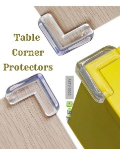 Pack of 4 Baby Safety Silicone Protector Table Corner Protector Cover Children Anticollision Edge Edge & Corner Guards Child Corner Guards Guard Edge