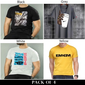 Pack Of 4 T-Shirts For Mens