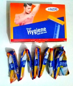 Pack of 6-Sharp Hygiene Razor with Comb