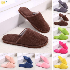 Pairs Of 2 Slippers Non Slip Indoor Soft Comfy Winter Warm Slippers for Men Women Home Wedding Travel Bedroom