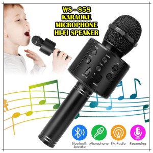 Portable Bluetooth Karaoke Microphone Wireless Professional Speaker Home KTV Handheld Microphone