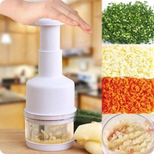 Precision Multi-Function Manual Food Processor: Chop, Mince, Slice, Crush, Peel, and Grate with Ease!