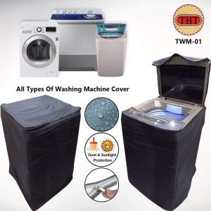 Premium Quality 12-15 Kg Washing Machine Cover (Waterproof, Sunscreen and Dustproof Protector)