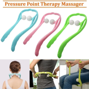 Pressure Point Therapy Massager Comfortable Neck Massager Roller Shoulder Back Pain Ball Self-massage Tool