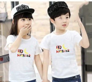 Printed T shirt for kids for EID