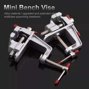 35MM Aluminium Alloy Table Bench Clamp Vise Multi-functional Bench Vise Table Screw Vise for DIY Craft Mold Fixed Repair Tool