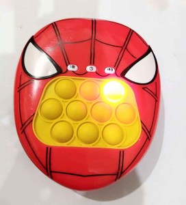 Quick Push Poppit Game Toy Spiderman Edition